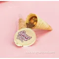 10g Ice Cream Cone Shaped Chocolate Crunch Candy